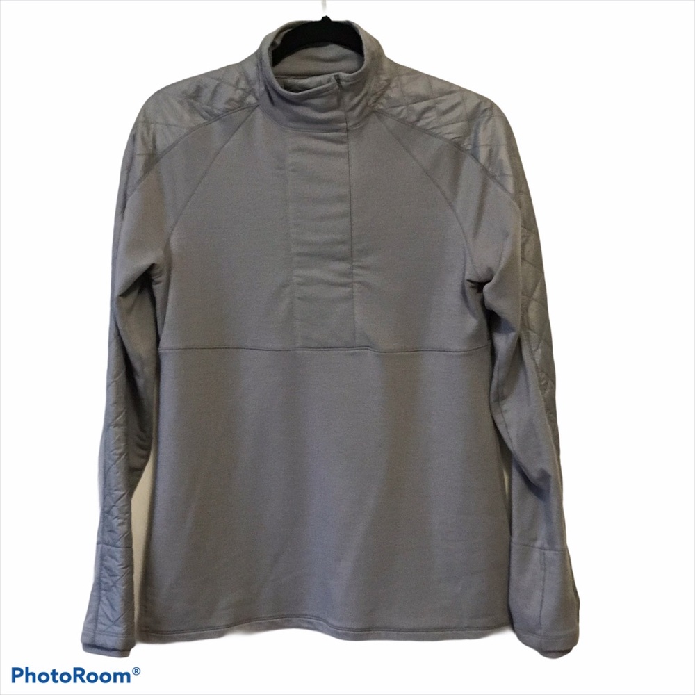 ATHLETA HALF ZIP JACKET WITH QUILTED BACK   M